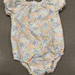 Carter's Floral Print Baby Outfit